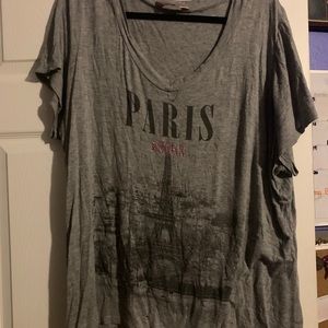 An Oversized Paris T-Shirt